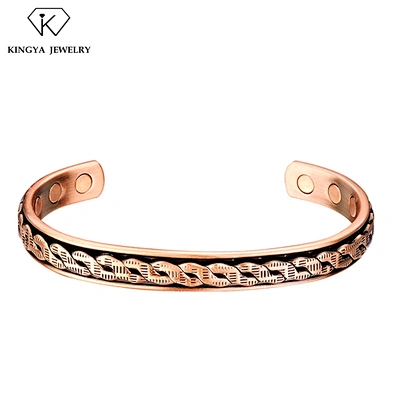 Magnetic therapy health copper rare earth bracelet china for men