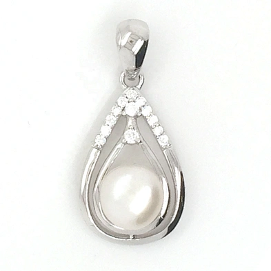 Nice Girls Silver Chain Pearl Waterdrop Cage Designs Pendant Personal