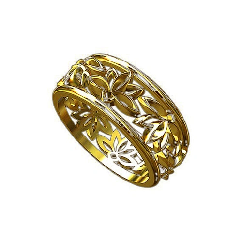 Shiny cz beautiful latest gold ring design for women with price