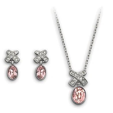 Fashion cz bowknot sterling silver 925 jewelry sets sale