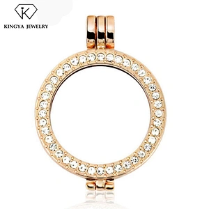 Sterling silver charm gold pendant locket set design men