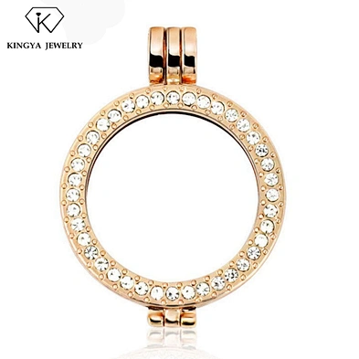 Sterling silver charm gold pendant locket set design men