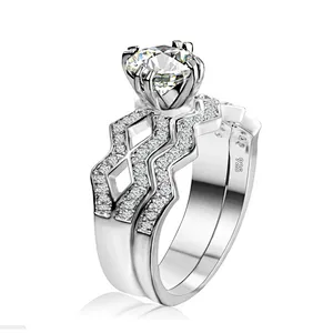 Pure 5925 silver diamond cock ring wedding engagement