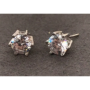 Natural Stone Jewelry Earring Silver, Stone Earrings Women Gemstone