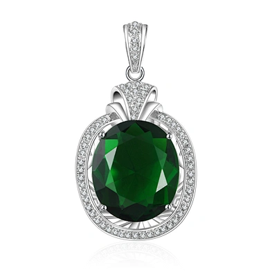 Brilliant white cz emerald jewelry women fashion 2019
