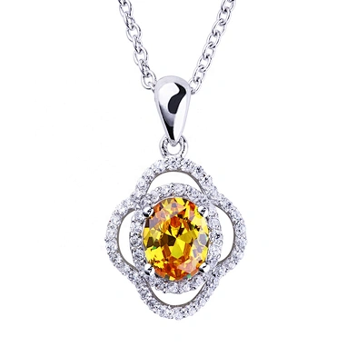 Brilliant natural stone silver beauty life flower pendant