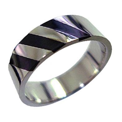 New model shiny black wholesale stainless steel military rings