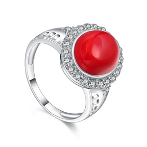 Gorgeous 925 silver ladies aaaaa cz jewelry ring