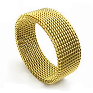 Stainless steel fashion men tat ring jewelry