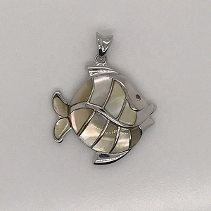 China Direct Supplier Cute Birthday Gift Sea Fish Charm Pendant With Shell