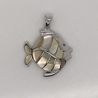 China Direct Supplier Cute Birthday Gift Sea Fish Charm Pendant With Shell