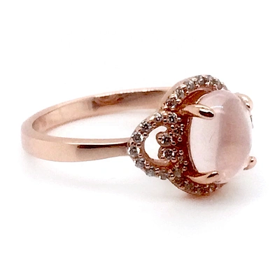 Fashion women jewelry beauty value rose gold gemstone rings
