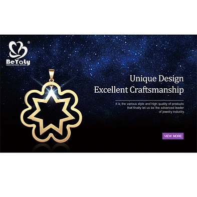 Gold sun shape design silver manly necklace pendant