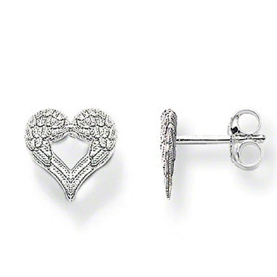 American Gemstone 925 Silver Pave Diamond Jewelry Heart Earring Manufacturer