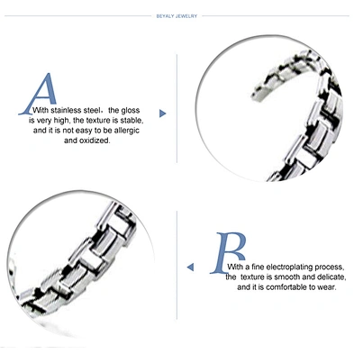 Satin finish men titanium accessory diamond tennis bracelet