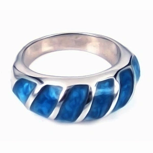 Simple cheap men blue ceramic jewelry