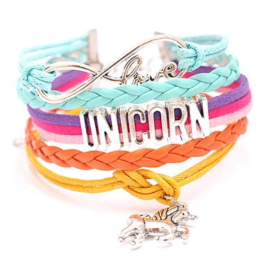 Anchor Nylon Dumbbell Airplane Tennis Rainbow Logo Custom Tags Friendship Bracelet Woven