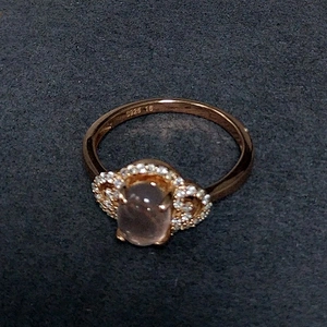 Fashion women jewelry beauty value rose gold gemstone rings