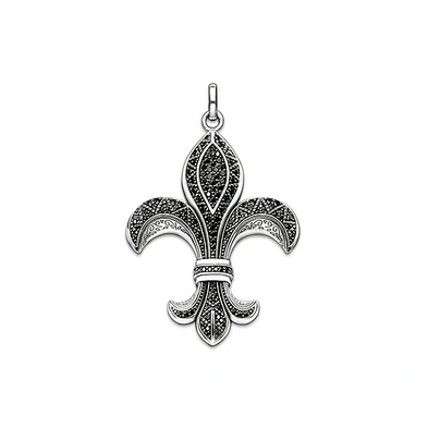 Black cz stone fleur de lis ladies accessories jewelry sets