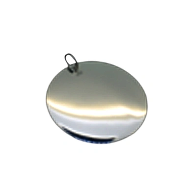 Round design blank silver wholesale simple necklace