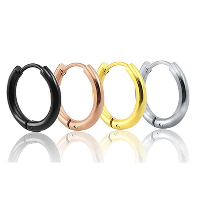 Wholesale thin hoop earring surgical steel jewelry in china
