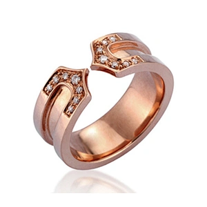 Wholesale Horseshoe Arrow Design Cz Gold Ring Designs For Girl