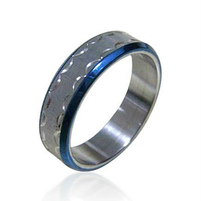 Simple design stainless steel thumb rings for men