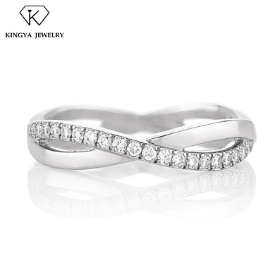 New latest finger gold plated wedding ring design for ladies