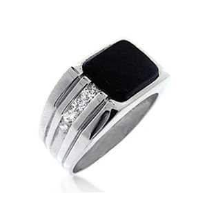 Simple silver daily wear saudi arabia silver men rings