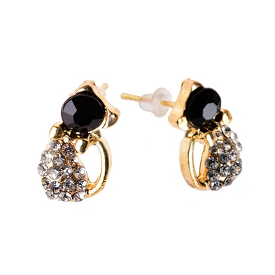 Korean jewellery small gold earring design for girl