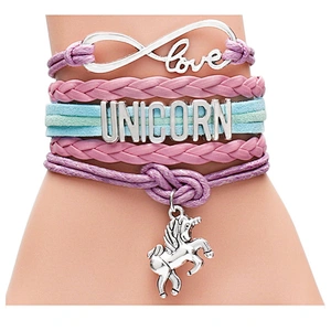 Anchor Nylon Dumbbell Airplane Tennis Rainbow Logo Custom Tags Friendship Bracelet Woven