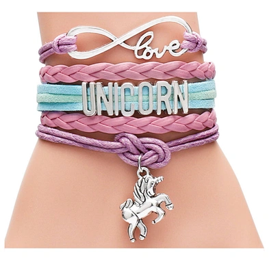 Anchor Nylon Dumbbell Airplane Tennis Rainbow Logo Custom Tags Friendship Bracelet Woven