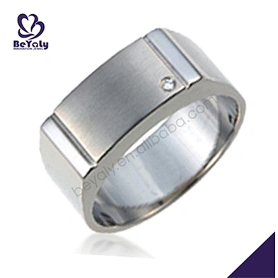 Stainless steel custom engraved masonic silicone wedding ring