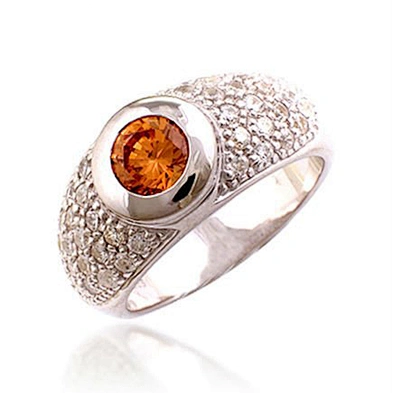 Female elegant ruby 925 sterling silver mood stone ring
