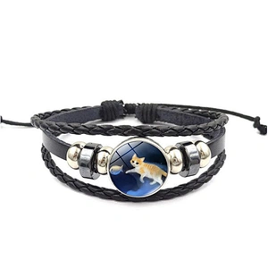 Personality Good Luck Customized Logo Stone Buddhist Cat Dubai Charm Bracelet