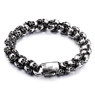 Wholesale cheap silver black european bead bracelet