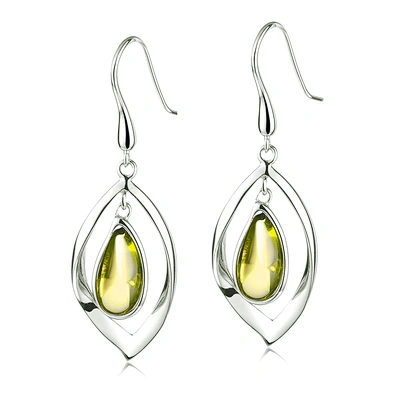 Fashion custom design silver crystal stone eye earrings drop for women