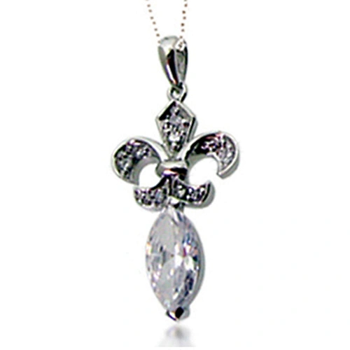 Hot selling fashion design necklace pendant jewellery 925 italy silver