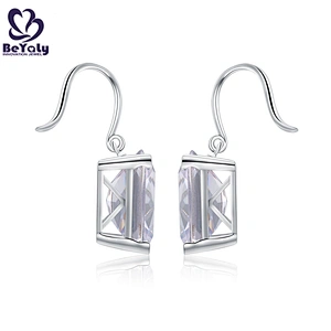 New model ladies silver fashion earings for women 2019