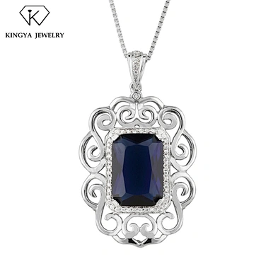 Yellow cz dancing girl sterling silver cage pendant wholesale