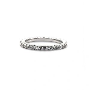 Thin style 925 sterling silver pink gemstone rings for women