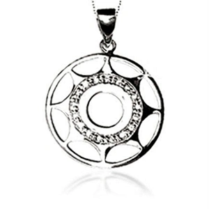 Wholesale 925 silver locket birthstone charm jewelry airplane pendant necklace