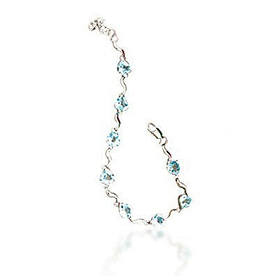 Custom design silver homemade crystal beads bracelet