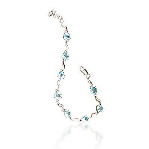 Custom design silver homemade crystal beads bracelet