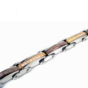 Rectangular spirals environmental bracelet china jewellery