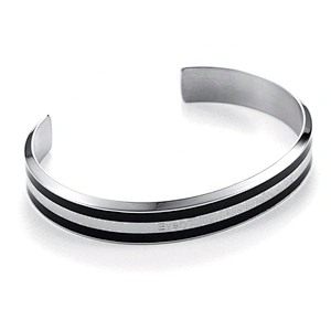 Open-ended for men vintage sterling silver charm bracelet
