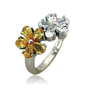 High end simple screw silver rings in stock on sale