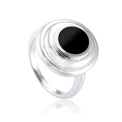 Saudi arabia men black opal ring 925 sterling silver jewellery