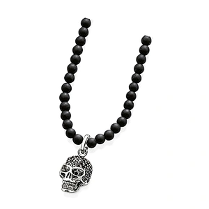 Good accessories skull design black pearl fashion costume jewellery