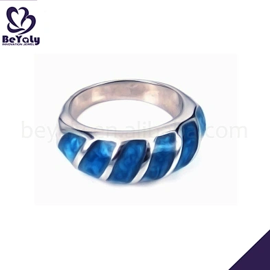 Simple cheap men blue ceramic jewelry